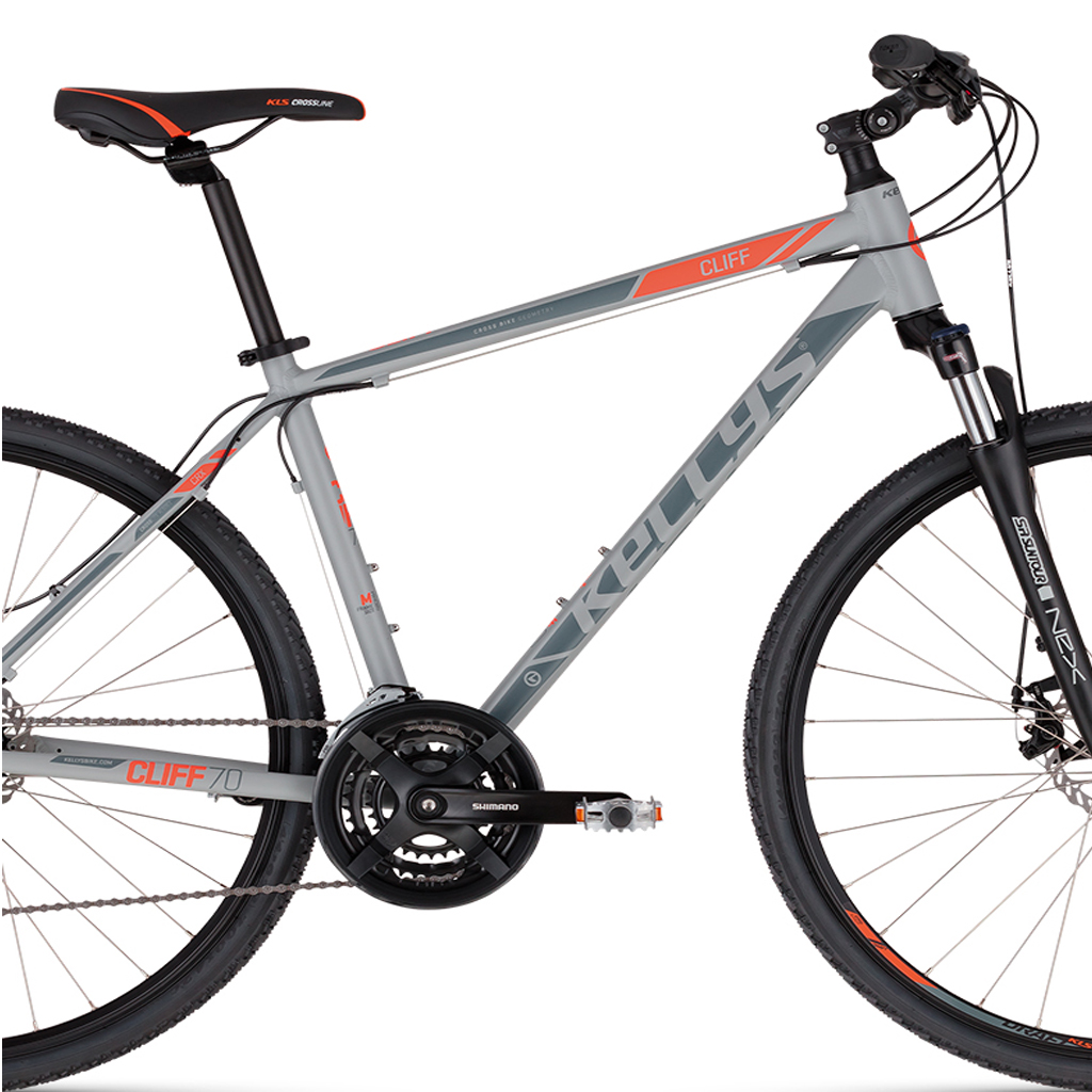 Rower crossowy KELLYS Cliff 70 szary 28" wrosport.pl